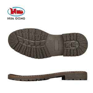 Sole Expert Huadong SS21 Latest Welted TPR New Designed Outsole For Dressing Shoes Making Custom Semelle Suela Soles