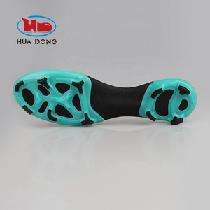 Sole Expert Huadong Non-slip TPU Outsole For Soccer Shoes Double Color Running Outdoor Sole Design