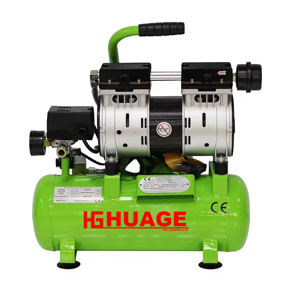 High speed medical 220 volt 8bar 115psi ac dental ultra silent oil free air compressor prices