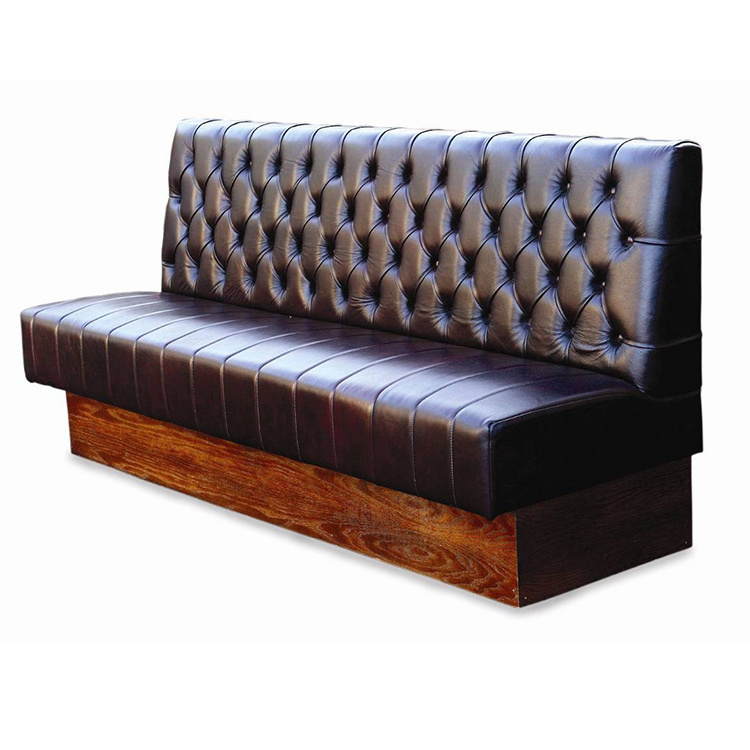 Foshan modern restaurant furniture sofa booth seating