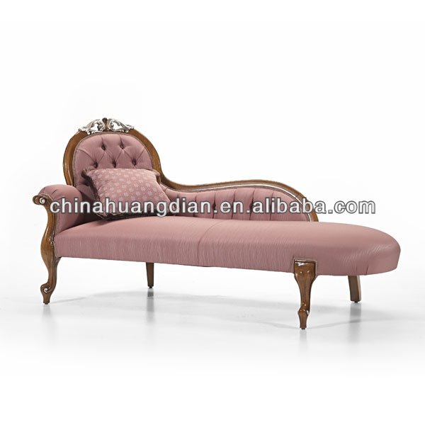 HDL1607 antique royal throne chaise lounge chair