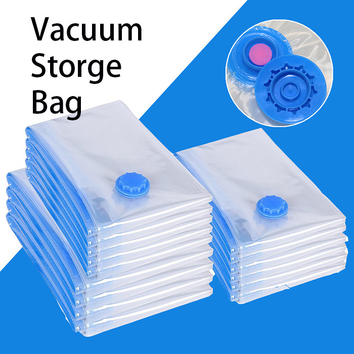 Space Saver Compression Vacuum Storage Bags For Clothes Blankets Comforters Sweaters Pillows Home