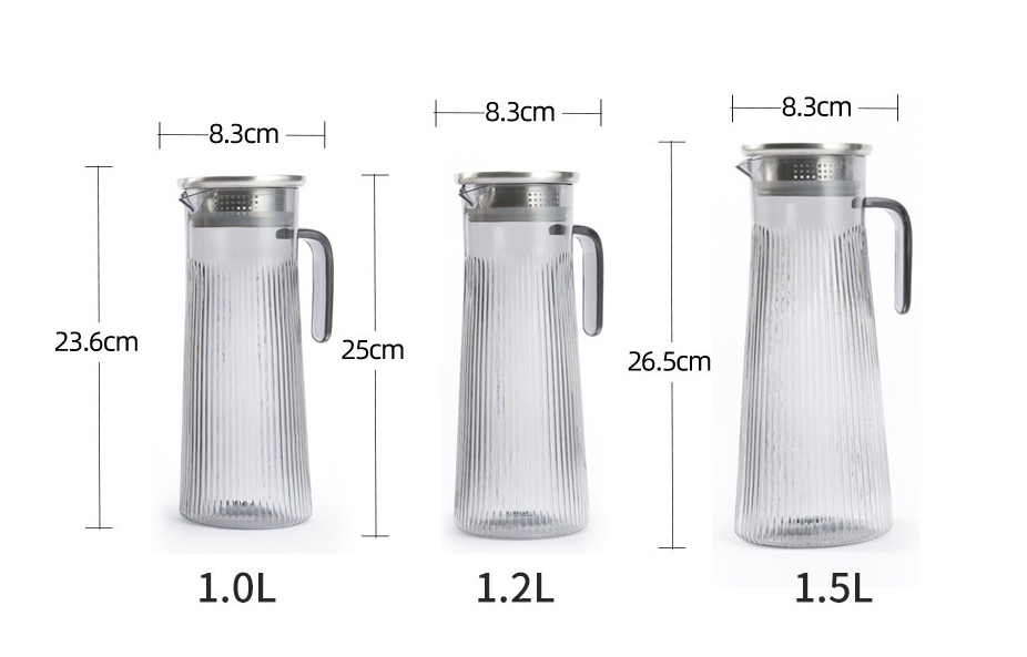 New Arrival Acrylic Plastic pitcher Drinking Tea Pots & Kettles Juice Water Jug for Home and Restaurant Use