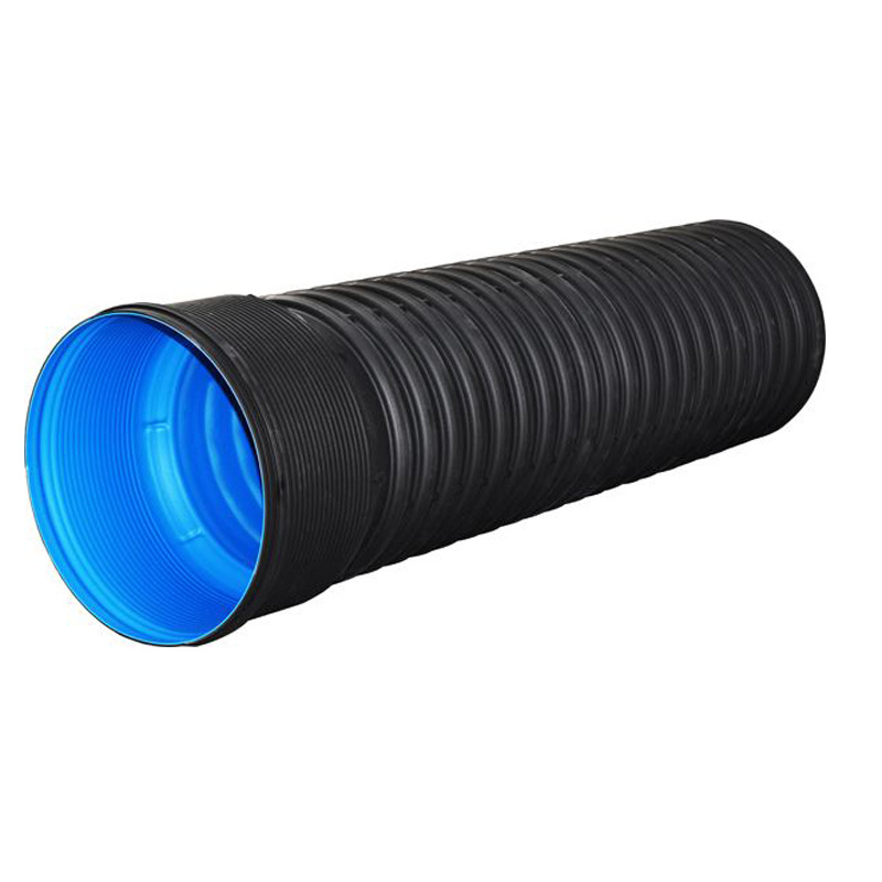 hdpe wall corrugated drainage pipe 12 inch 18 inch double wall plastic culvert pipe