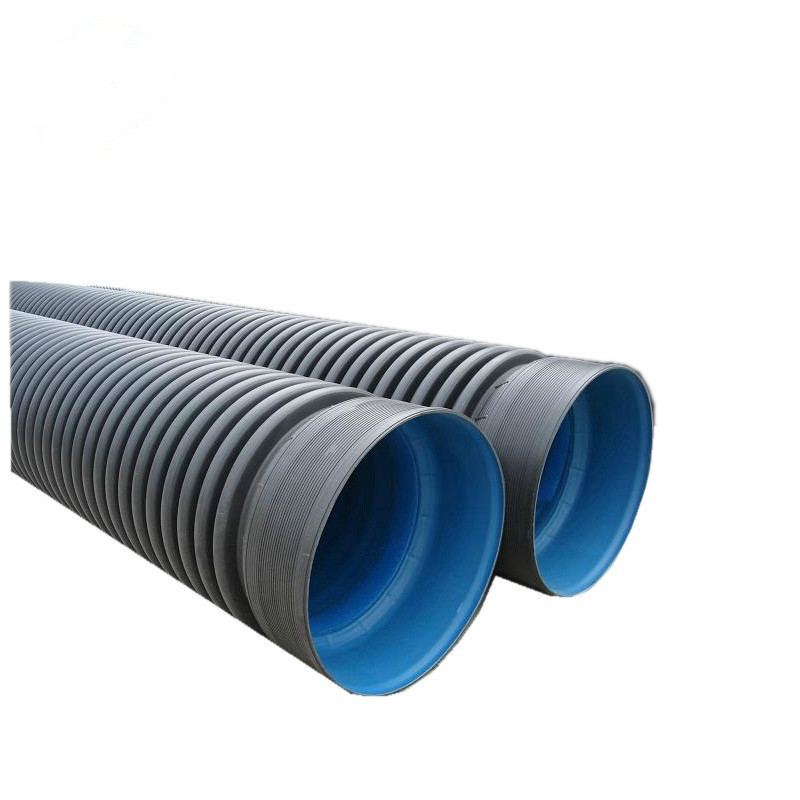 hdpe wall corrugated drainage pipe 12 inch 18 inch double wall plastic culvert pipe