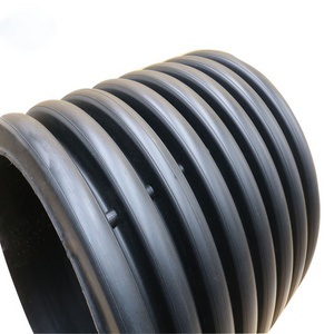 High Quality Plastic large diameterCorrugated 18 Inch For Drainage Double Wall Smooth Interior Hdpe Culvert Pipe