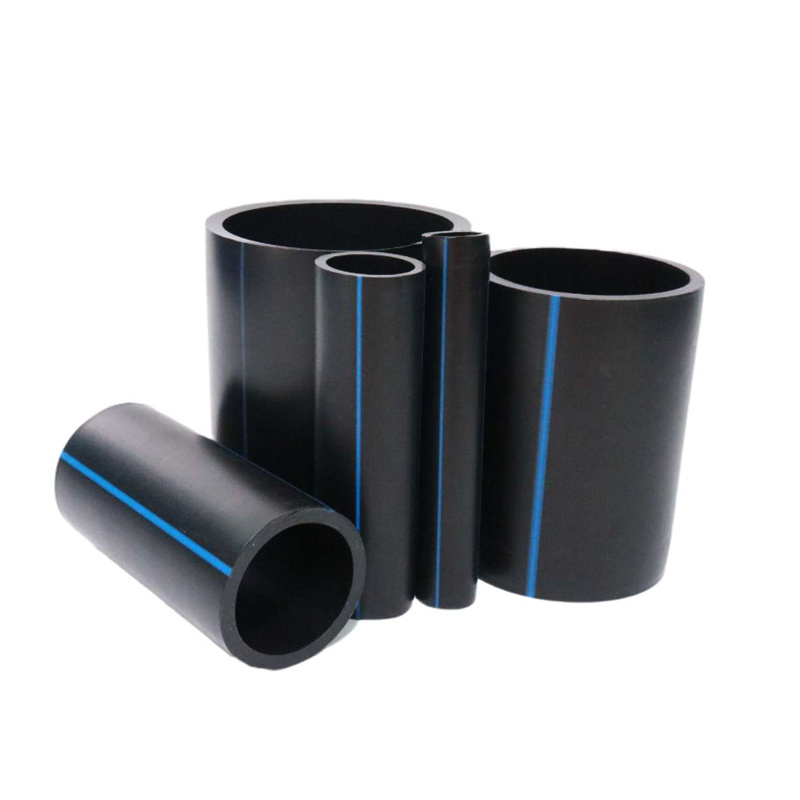 Pe100 Hdpe Pipe Polyethylene Pipes Pn6 Pn8 Pn10 Pn12.5 Pn16 Sdr 26 21 17 13.6 11 Dn200 110 Mm Black Hdpe Wate Pipe