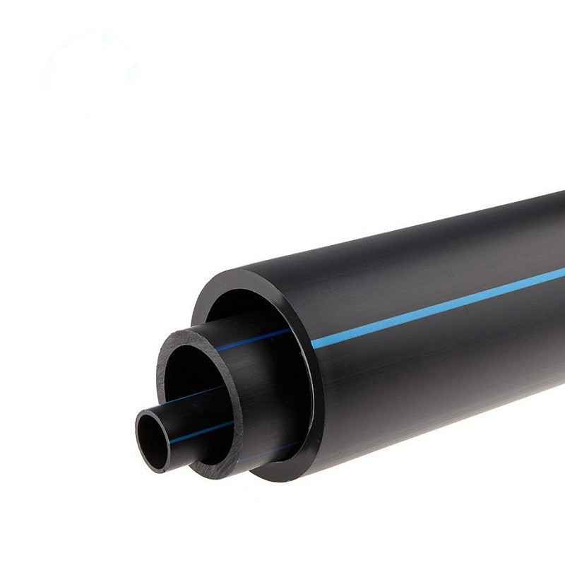 Pe100 Hdpe Pipe Polyethylene Pipes Pn6 Pn8 Pn10 Pn12.5 Pn16 Sdr 26 21 17 13.6 11 Dn200 110 Mm Black Hdpe Wate Pipe