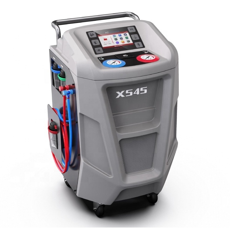 X545 Automatic air conditioning gas recovery station car ac service system refrigerant freon refilling machine