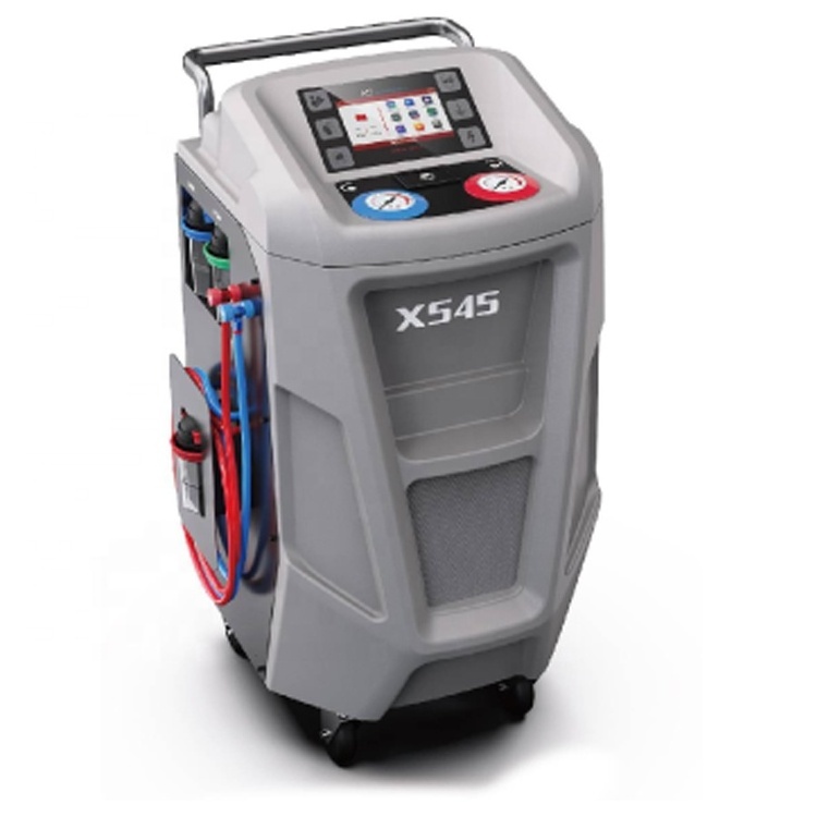 X545 Automatic air conditioning gas recovery station car ac service system refrigerant freon refilling machine