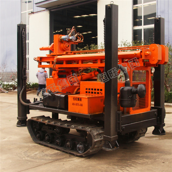 Soil rock DTH borehole small full pneumatic portable drilling rig for mining