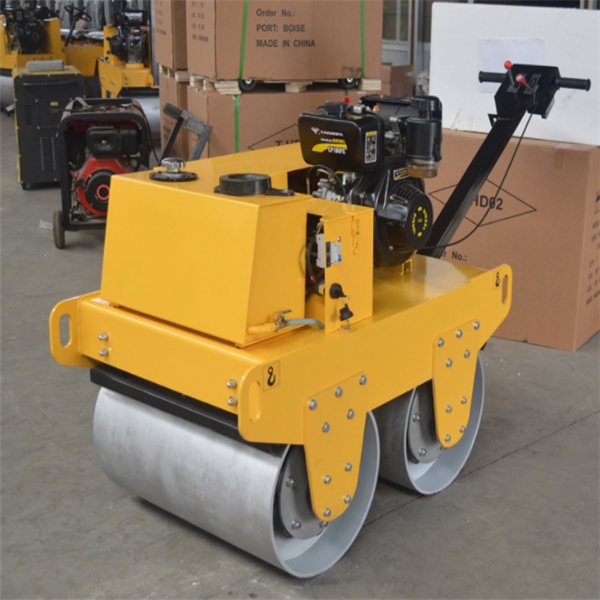 Construction & Real Estate  Road Roller fHonda engine hand compact road roller/ 2 ton vibrarom China double drum for good price