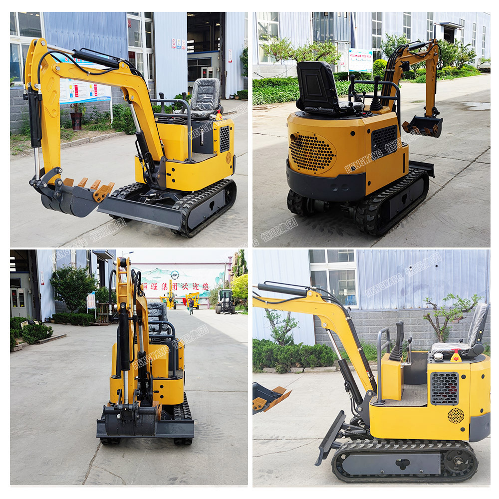 Hengwang HW10  New Excavator Price Mini Excavator With Swing Boom 1ton 2 ton