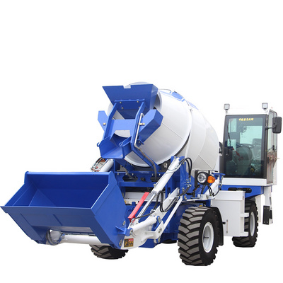 Self loading 2 cubic meters rc concrete mixer truck