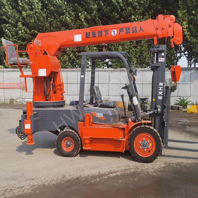 HENGWANG HWFTC4T 4T forklift attachment fly jib crane for narrow road