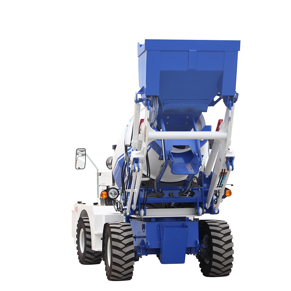 Self loading 2 cubic meters rc concrete mixer truck