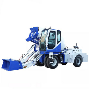 Factory mobile 2m3 self loading concrete mixer for sale