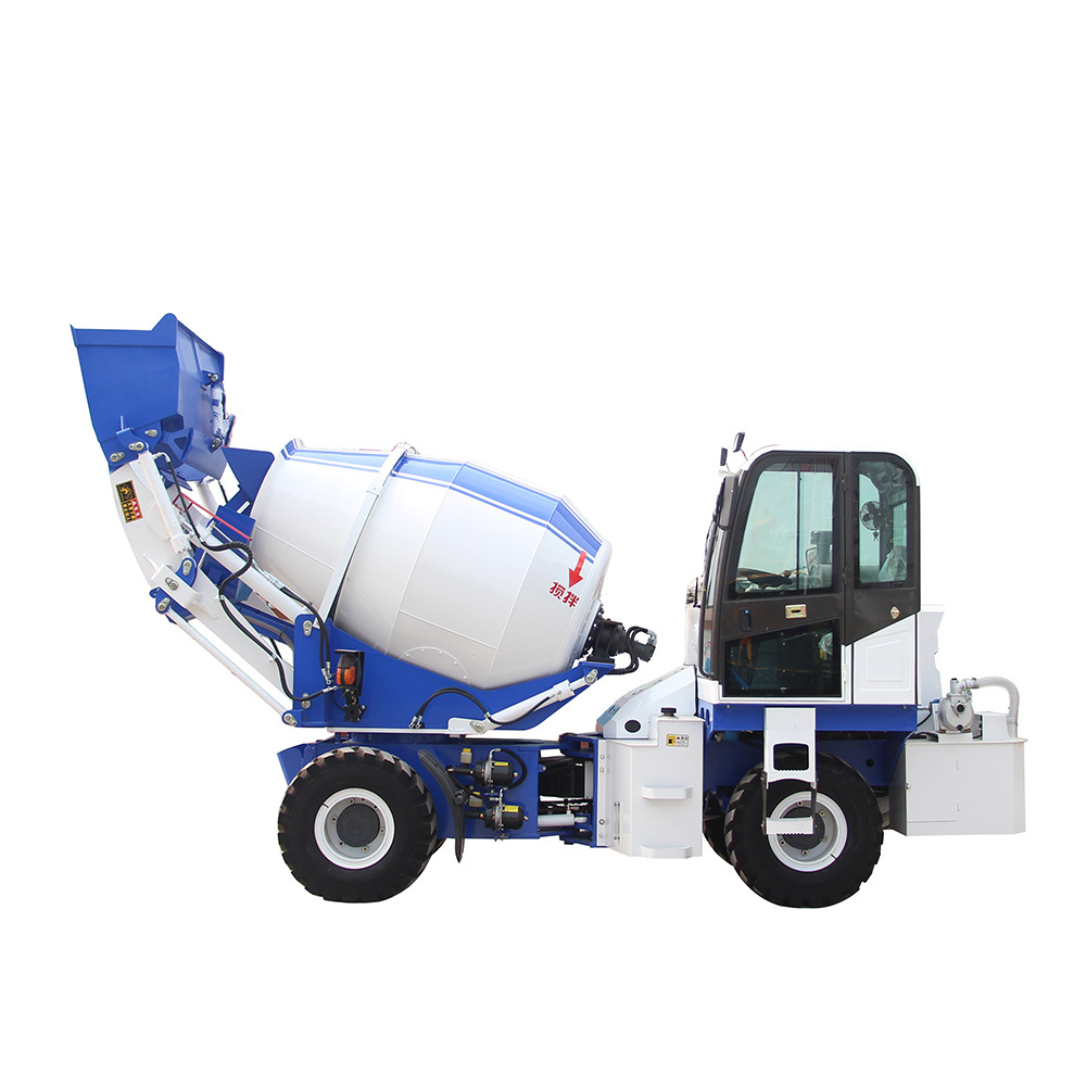 Self loading 2 cubic meters rc concrete mixer truck