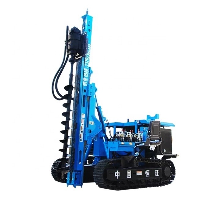 Helical Screw Pile Equipment Small Ground Screw Pile Driver HWL300