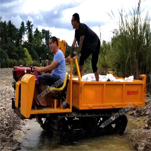 Diesel power crawler small truck dumper/mini dump truck