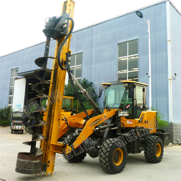 Wheel loader Attachments Rock Drill / Hydraulic Earth Auger