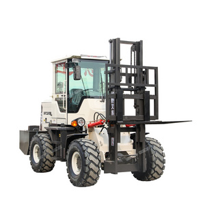 Hengwang HW30-30L Forklift Truck 3m Lifting Height Off-road Tire 3Ton All Rough Terrain Off-road Fork Lift Forklift