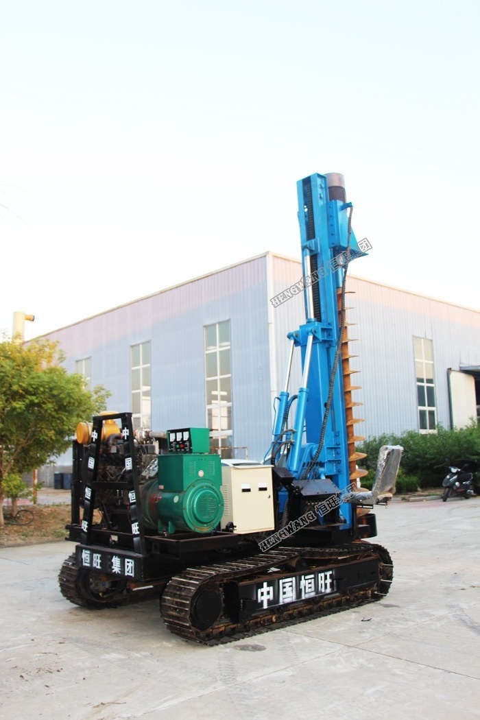 Helical Screw Pile Equipment Small Ground Screw Pile Driver HWL300