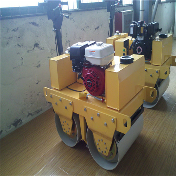 Construction & Real Estate  Road Roller fHonda engine hand compact road roller/ 2 ton vibrarom China double drum for good price