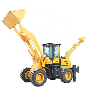 Popular New Backhoe Digger 2.8t Telescopic Long Boom Towable Backhoe Loader Price