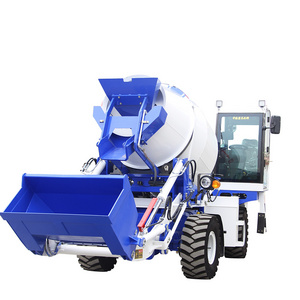 2 cubic meters truck mounted Self-loading concrete mixer truck price