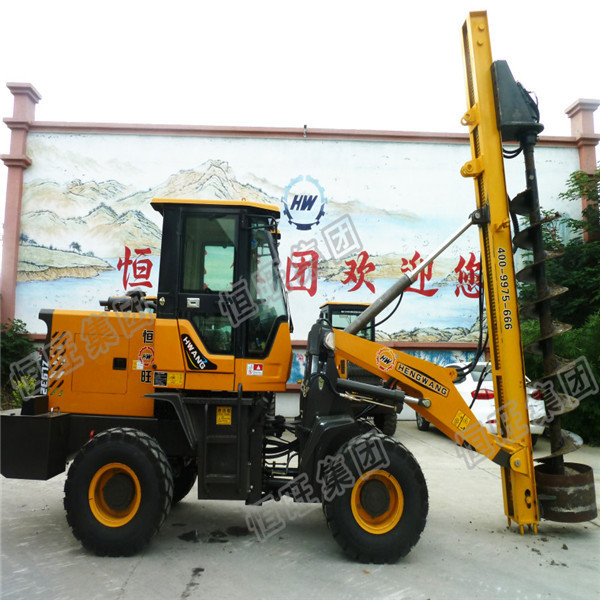 Wheel loader Attachments Rock Drill / Hydraulic Earth Auger