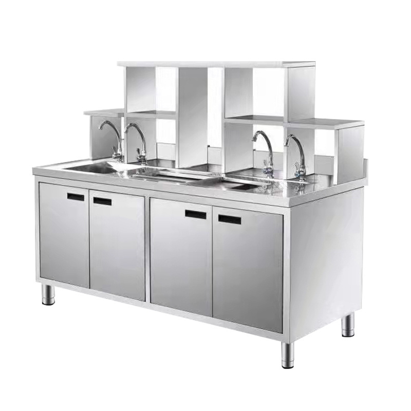 Commercial milk tea bar counter  milk tea shop bubble tea equipment restaurant bar counter