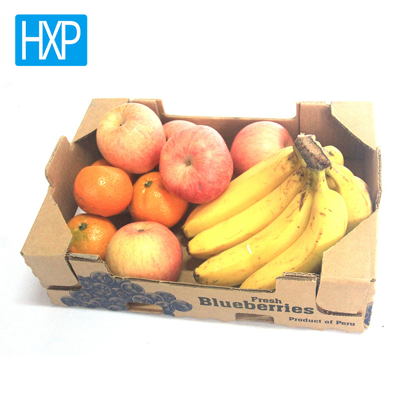 Dry fruit packaging boxes blueberry packaging box kraft offset corrugated box