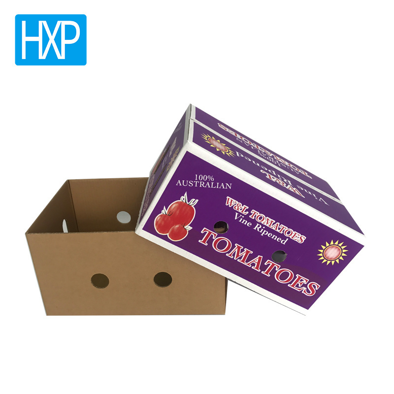 Tomato packing boxes fruit packaging cardboard boxes