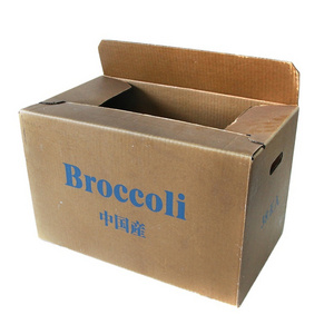 Wholesale customized wax cardboard box for fruit and vegetable