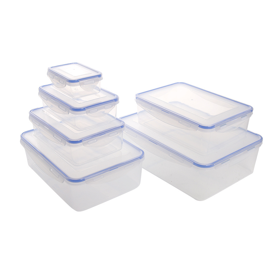 LOCK plastic lunch box, sealed refrigerator storage box, large capacity