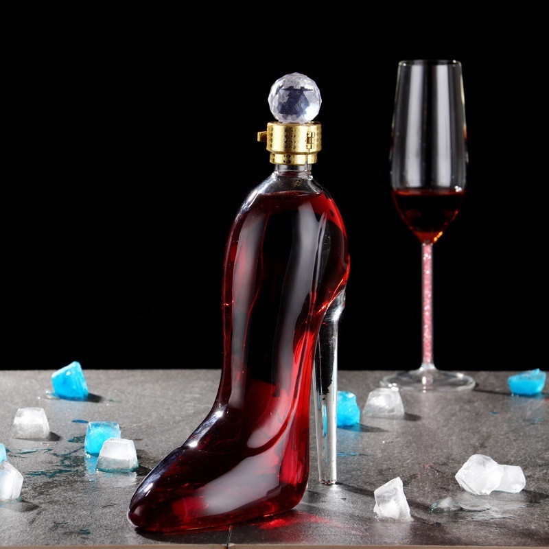 High Heels Decanter Explosion High-Heeled Style Vodka Glass Wine Container whisky decanter cheap wine decanter