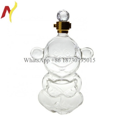 Monkey Shape Whiskey Wine Liquor Glass Bottles 500ml Whiskey Decanter