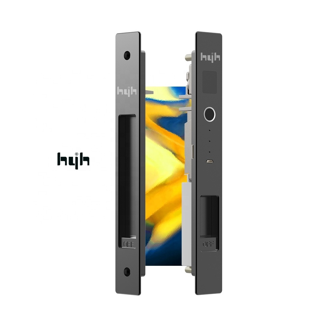 Guangdong-hyh Smart Life Smart Lock Security Intelligent Fingerprint Biometric High Quality Tuya Electronic Sliding Door Lock