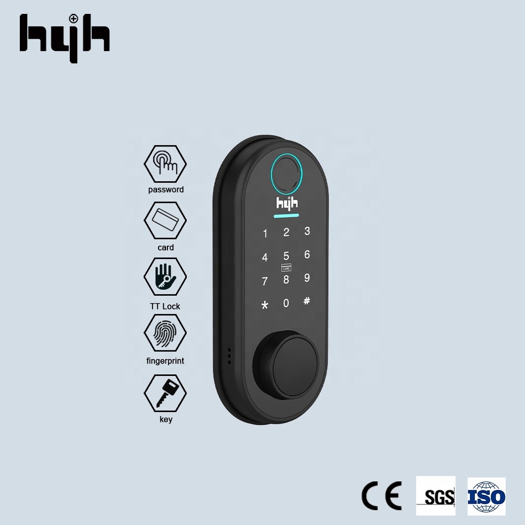 Guangdong-hyh Hardware Digital Security Smart Key Fingerprint TTlock App China Manufacturers Smart Deadbolt Door Lock