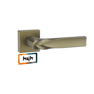 Guangdong-hyh Hardware Simple Design Popular Style  Door Lock Matt Black Top Quality Door Handle Lock