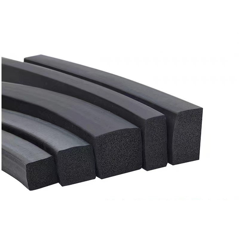 D Shape EPDM Foam Rubber Seal with Tape Self-Adhesive Rubber Weather Stripping for Boat, Auto, Garage Doors/Window and More