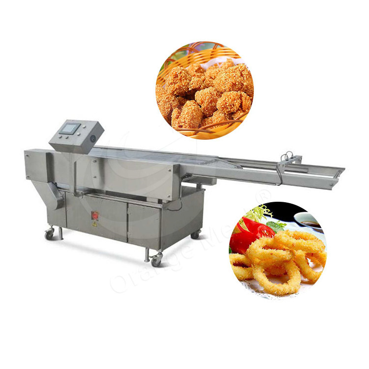 ORME Automatic Burger Chicken Nugget Cutting Maker Form Fry Machine Compact Hamburger Patty Production Line