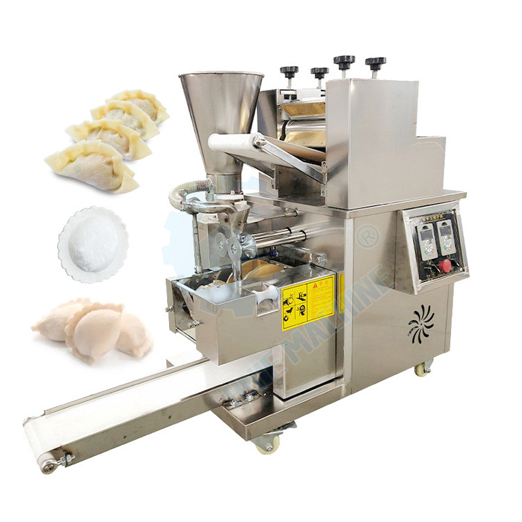 Chinese Automatic Momo Gyoza Pelmeni Empanada Prawn Dumpling Electric Pierogi Maker Machine