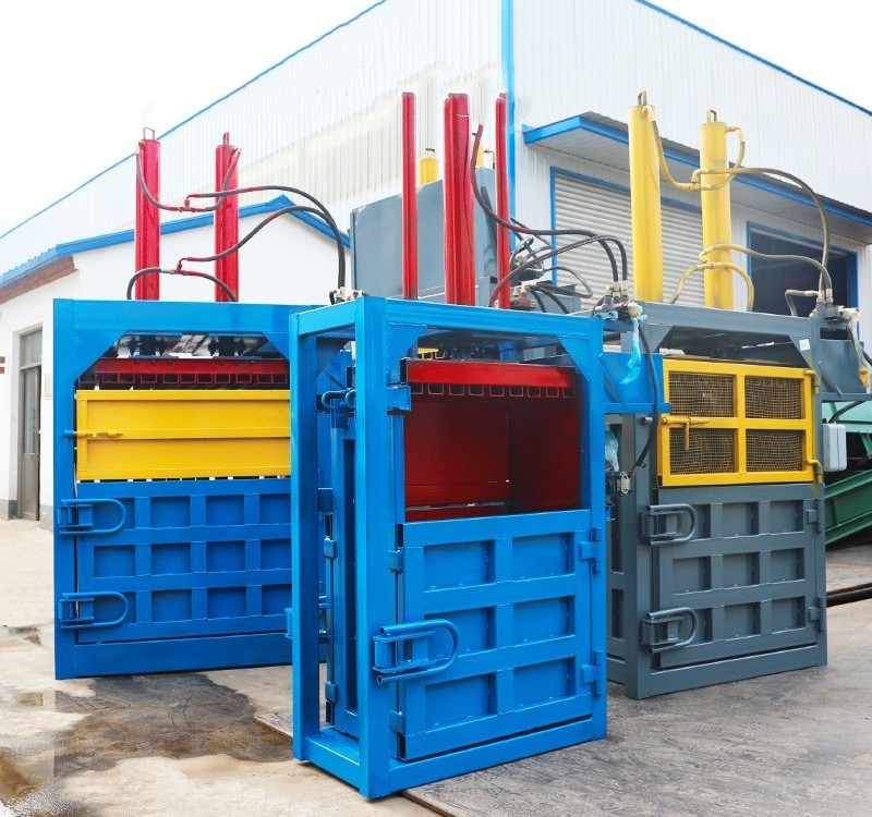 Hydraulic Packing Baler Machine Metal Paper Rags Scrap Used Clothes Wastelow Profile Cardboard Baler