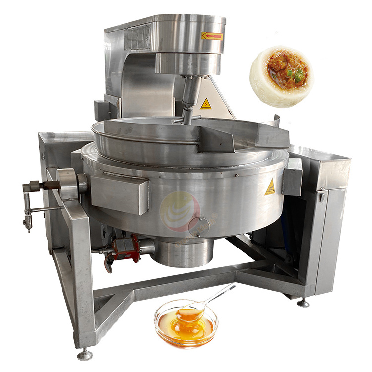 ORME Semi Automatic Steam Biryani Cook Mixer Cheese Stirrer Machine Caramel Double Jacketed Kettle for Cook