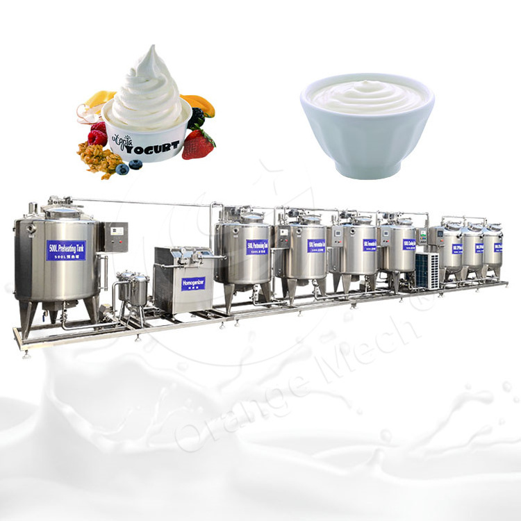 Fully automatic industrial greek yogurt production line milk maker machine dairy product yogurt make machine