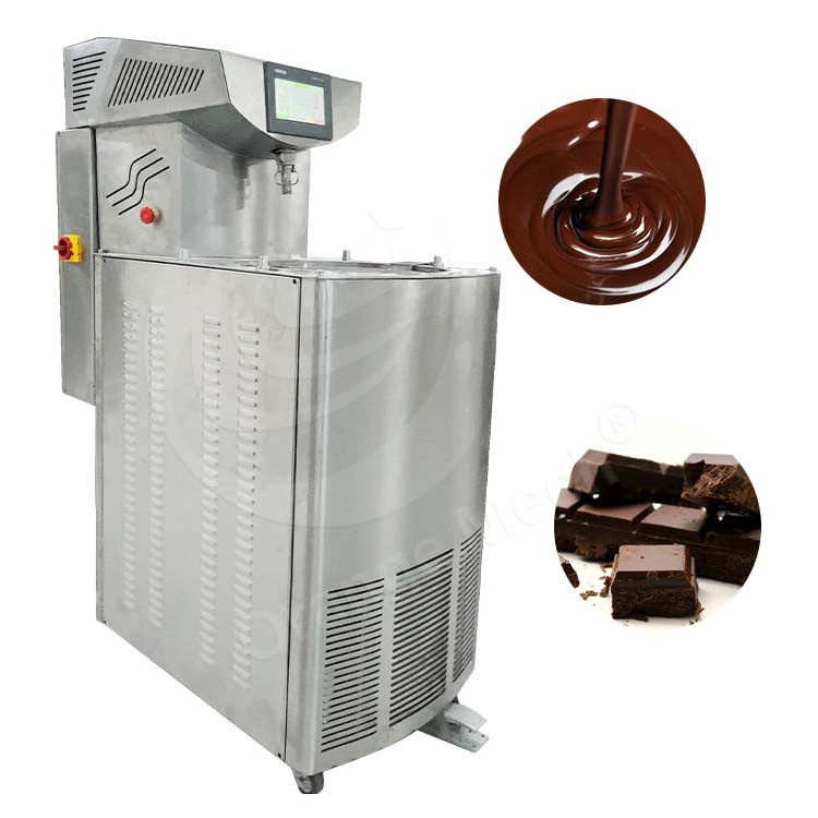 Easy to Operate Commercial Large Melt Spread 10kg Chocolate Making Machine Continuous Temper Machine