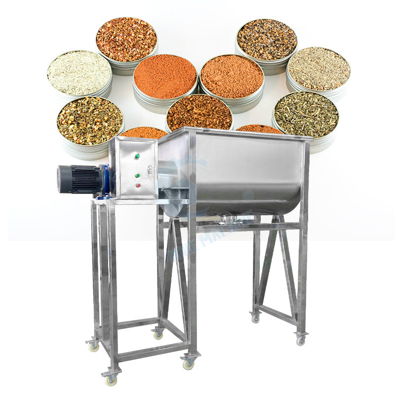 Dry Powder Stainless Steel Mix Machine 500l 200 300 L Ribbon Blender Food Powder Spice Mixer with Spray