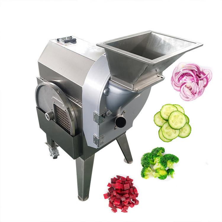 Low Price Electric Vegetable Potato Slicer Shredder Cutting Machine Cassava Chips Vegetable Dicing cubes cutter chopper Machine